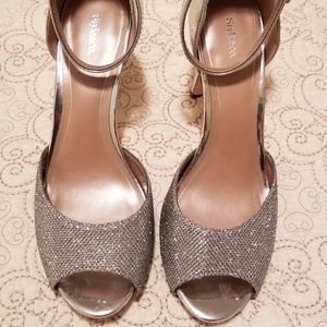 Style & Co. Sz 9 Silver Heels